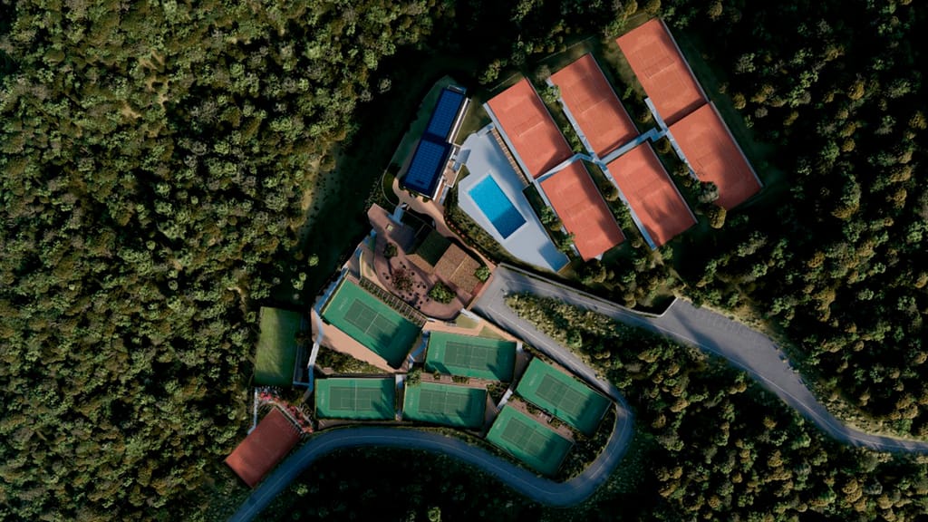 Vista cenital de las pistas del TEC en Can Marlès, sede de la World TEC Cup a partir de 2027